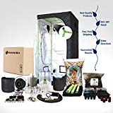Complete Indoor Grow Kit With Fan, Soil, 24"x24"x60" Hut - Everything You Need to Grow Plants Inside