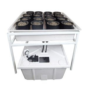 Viagrow V4X4COMP Ebb & Flow Hydroponic System Tray, 4' x 4'